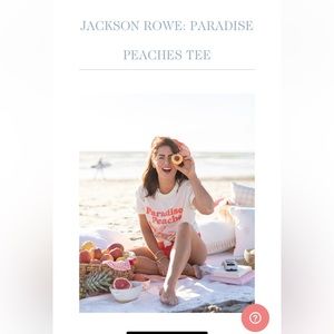 Jillian Harris Jilly Box x Jackson Rowe Paradise Peaches Tee
